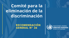 Recomendación general núm. 36 del Comité para la Eliminación de la Discriminación Racial. Prevención y lucha contra la discriminación racial por parte de las fuerzas del orden